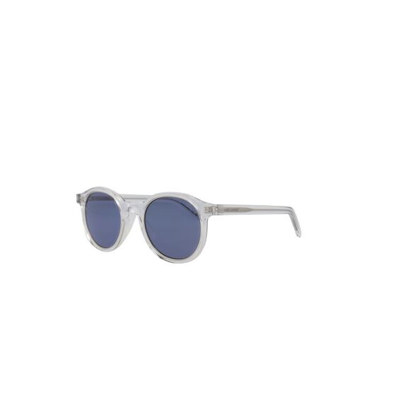 Saint Laurent Round-Frame Acetate Sunglasses Clear Unisex-Adult - Picture 2 of 6